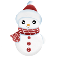 monigote de nieve linda Navidad png