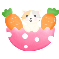 Easter Egg Cat png