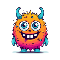 fofa rabisco monstro clipart png