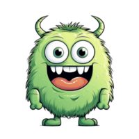 mignonne griffonnage monstre clipart png