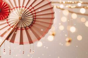 Lunar new year concept. Generative AI photo
