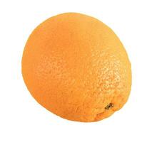 Fresh ripe orange isolated on blank background. photo