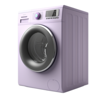 washing machine isolated on white or transparent background cutout. Generative AI png