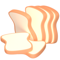 3d isoliert gerendert Symbol schnell Essen köstlich png