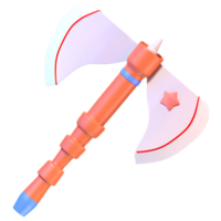 3D ISOLATED ICON ILLUSTRATION GAME WEAPON png