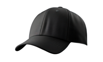 maquette noir base-ball casquette isolé png