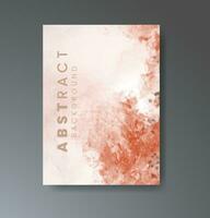 Cover template with watercolor background. Design for your cover, date, postcard, banner, logo. vector