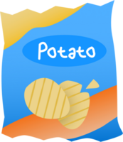 Kartoffel Chips Snack. png