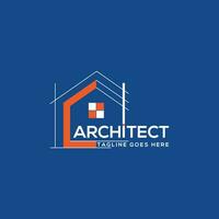 architecture logo design template vector