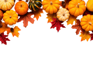 Thanksgiving pumpkin background - AI Generated png