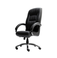 Office chair isolated on transparent background. PNG file, cut out. AI Generated