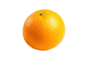 Orange isolated on transparent background. PNG file, cut out. AI Generated