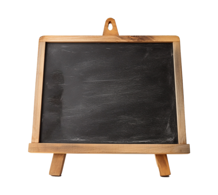 Chalk board isolated on transparent background. blackboard, chalkboard, PNG  file, cut out. AI Generated 27254776 PNG