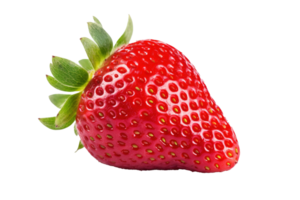 Strawberry isolated on transparent background. PNG file, cut out. AI Generated