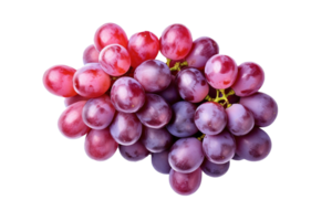 Grapes isolated on transparent background. PNG file, cut out. AI Generated