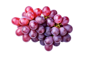 Grapes isolated on transparent background. PNG file, cut out. AI Generated