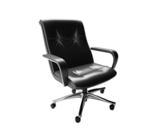 Office chair isolated on transparent background. PNG file, cut out. AI Generated