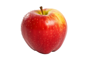 Apple isolated on transparent background. PNG file, cut out. AI Generated