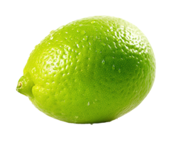 lemon isolated on transparent background. PNG file, cut out. AI Generated