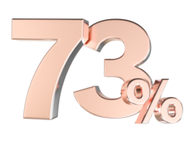 Percent Gold Number Forty 3d Rendering 3d Transparent PNG