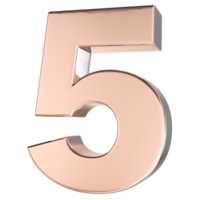 per cento oro numero quaranta 3d interpretazione 3d trasparente png