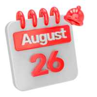 Kalender 3d machen Transparenz png