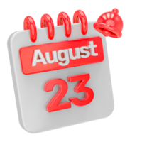 Kalender 3d machen Transparenz png