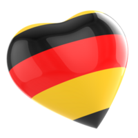 cœur Allemagne drapeau png