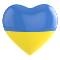 ukraine flag heart icon png