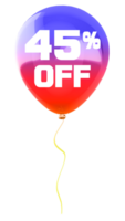 Number off balloon png