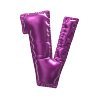 Palloncino numero 3d rendere png trasparente