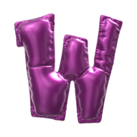 Balloon Number 3D Render png transparent