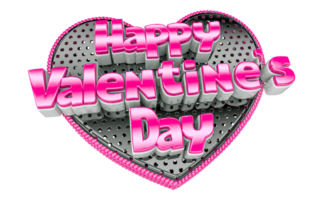 gelukkig Valentijnsdag dag 3d geven png