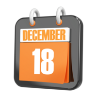 3d Rendern von ui Symbol Dezember Tag 18 png