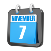 3d Rendering Of UI Icon november Day 7 png