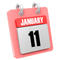3d Rendering Of UI Icon January Day 11 png