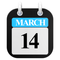 3d renderen van ui icoon maart dag 14 png