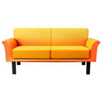 isometrisch von ein Sofa. generativ ai. png