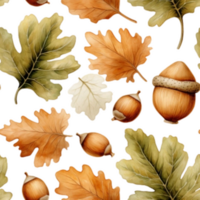 Seamless Watercolor Autumn png