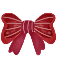 Red beautiful hair bow png