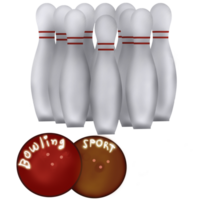 Bowling sport game png