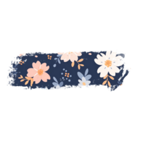 flora stickers tape png