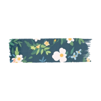 flora stickers tape png