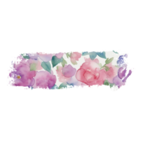 flora stickers tape png