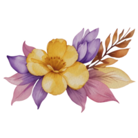 vintage flora clipart,generative ai png