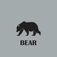 bear vector logo design