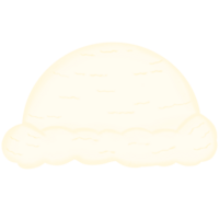 Scoop of ice cream png