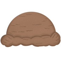 boule de crème glacée png