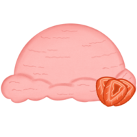 Strawberry ice cream png