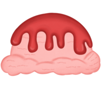 Strawberry ice cream png